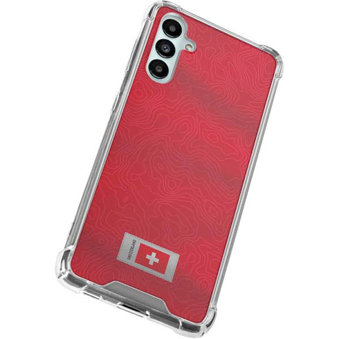 Switzerland Soccer Flag Galaxy A15 5G Clear Case
